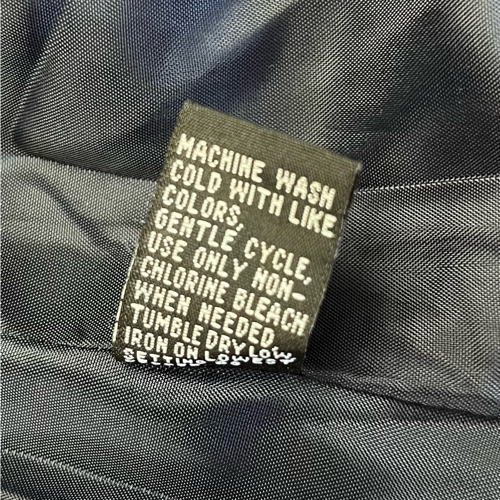 Eden Court Navy and White Women's Coat - Picture 7 of 8